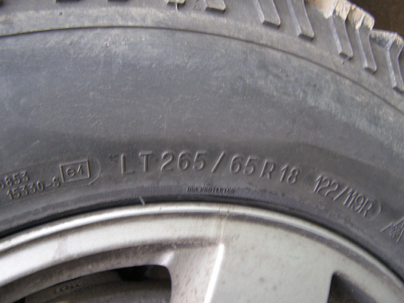 Pneu 265/65R18