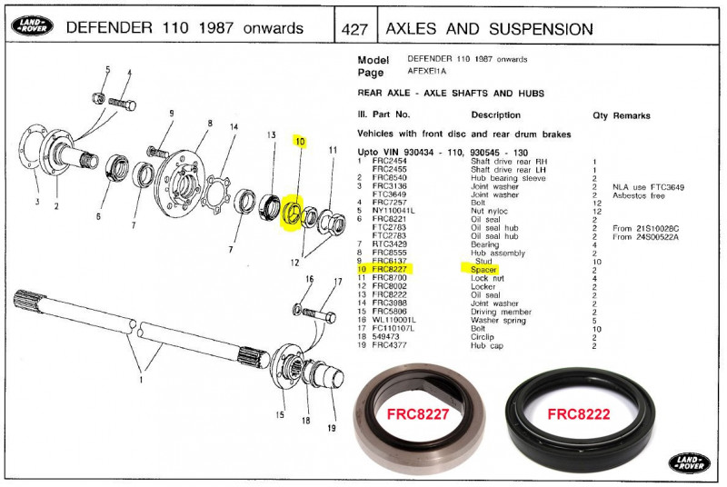 Defender 110 zadní náprava těsnění náboje do LA930434 s vnějším těsněním.jpg