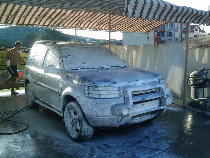 Pěny bylo více, ale než se to vyfotilo tak trochu splaskla