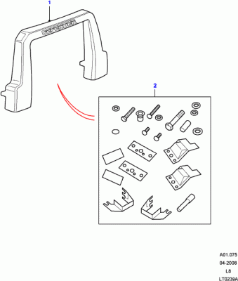 LR005236 montážní sada