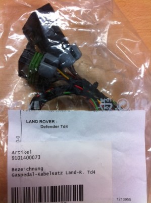 Kabelový svazek pro L.R. Defender Td4 Puma