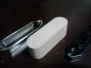 Výroba sklíčka za pomoci "umělého dřeva"