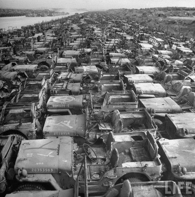 Jeep Graveyard on the Island of Okinawa, Japan, 1949 (28).jpg