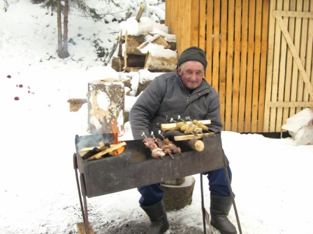 Občerstvení, na turistické cestě.