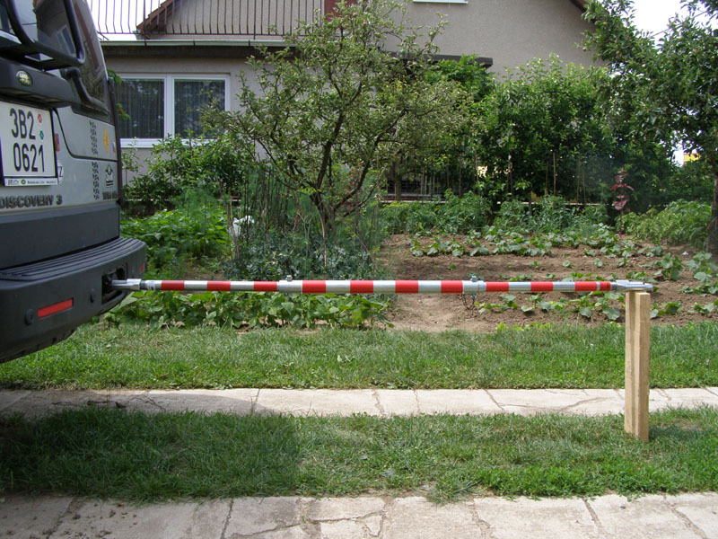 Takhle je to smontované a připravené na tažení - cca 1,8 m délky